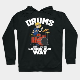 funny quotes about drummers Hoodie